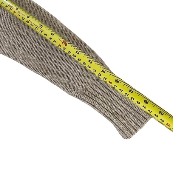 American Eagle Cardigan Womens S Beige Open Front Aztec Fringe Sweater - Picture 8 of 8